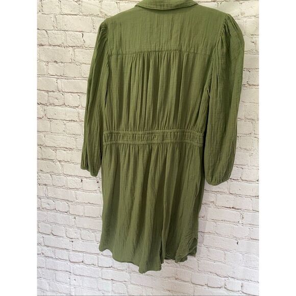 Gap long sleeve button up dress size large tall - Picture 6 of 9